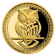 Zlatá medaile Sova moudrosti proof (ČM 2021)  