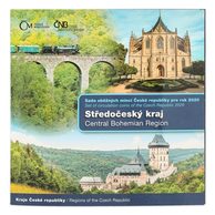 Sada oběžných mincí ČR - Středočeský kraj provedení standard (ČNB 2020)