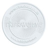 Červená plastová etue bez nápisu 6,5 x 6,5cm - průměr 33,28 mm - nový typ (EZ003)