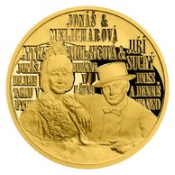 Zlatá medaile SEMAFOR Jitka Molavcová a Jiří Suchý proof (ČM 2021) 
