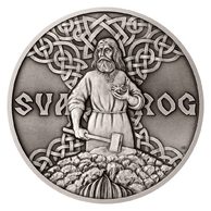 Stříbrná mince Bohové světa - Svarog  standard (ČM 2022)  