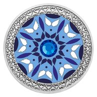 Stříbrná medaile Mandala - Svoboda proof (ČM 2021) 