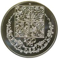 Stříbrná mince 200 Kč - 100. výročí narození Karla Svolinského provedení standard (ČNB 1996)