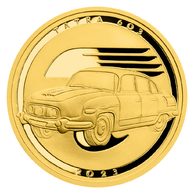 Zlatá půluncová medaile Osobní automobil Tatra 603 proof (ČM 2023)  