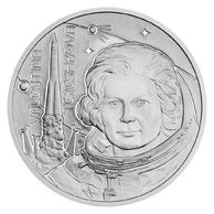 Stříbrná mince Mléčná dráha -  První žena ve vesmíru  proof (ČM 2024) 