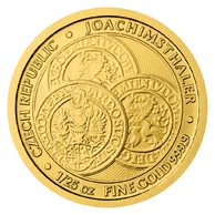 Zlatá 1/25oz investiční mince Tolar - Česká republika standard (ČM 2022)