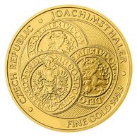 Zlatá 1/25oz investiční mince Tolar - Česká republika standard (ČM 2023)