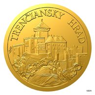 Zlatá mince  Trenčín - Hrad SK  (ČM 2022)