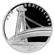 Stříbrná mince UFO - vyhlídková věž proof (ČM 2020)
