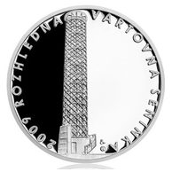 Stříbrná medaile Rozhledna Vartovna proof (ČM 2018)