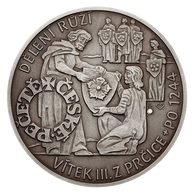 Stříbrná medaile České pečetě - Vítek III. z Prčice a Plankenberka standard (ČM 2018)
