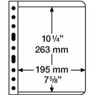 VARIO Listy 1S černé 216x280mm Leuchtturm 5 kusů