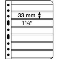 VARIO Listy 7S černé 216x280mm Leuchtturm 5 kusů