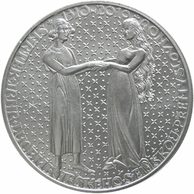 Stříbrná mince 200 Kč - 700. výročí sňatku Jana Lucemburského s Eliškou Přemyslovnou standard (ČNB 2010)