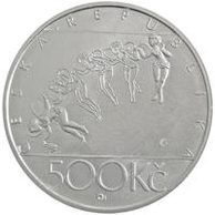 Stříbrná mince 500 Kč - 100. výročí narození Jiřího Trnky provedení proof (ČNB 2012)
