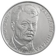 Stříbrná mince 200 Kč - 100. výročí založení Junáka provedení standard (ČNB 2012)