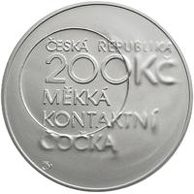 Stříbrná mince 200 Kč - 100. výročí narození Otty Wichterleho provedení proof (ČNB 2013)