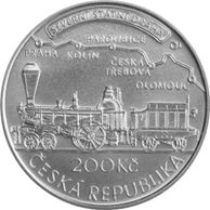 Stříbrná mince 200 Kč - 200. výročí narození Jana Pernera provedení proof (ČNB 2015)
