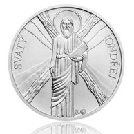 Stříbrná medaile Apoštolové - Svatý Ondřej provedení standard (ČM 2014)