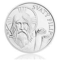 Stříbrná medaile Apoštolové - Svatý Filip provedení standard (ČM 2015)