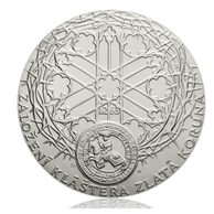 Platinová investiční medaile Založení kláštera Zlatá koruna provedení standard (ČM 2013)