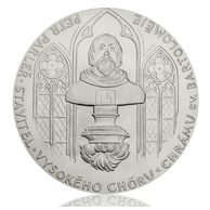 Platinová investiční medaile Chrám sv. Bartoloměje v Kolíně provedení standard (ČM 2015)