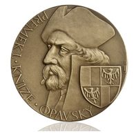 Mosazná medaile Opavští Přemyslovci - Přemek I. provedení standard (ČM 2011)