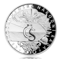 Stříbrná mince 500 Kč - 100. výročí vzniku Československé národní rady proof (ČNB 2016)