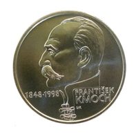 Stříbrná mince 200 Kč - 150. výročí narození Františka Kmocha provedení proof (ČNB 1998)