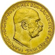 Zlatá investiční mince František Josef I. - 10 Koruna