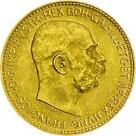 Zlatá investiční mince František Josef I. - 20 Koruna