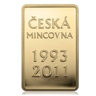 Mosazná medaile Žeton k 18. narozeninám České mincovny provedení proof (ČM 2011)