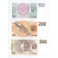100 Kč+200Kč+500Kč 1993, (web č.127)