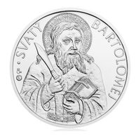 Stříbrná medaile Apoštolové - Svatý Bartoloměj provedení standard (ČM 2016)