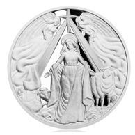 Stříbrná medaile Betlém - Panna Maria provedení proof (ČM 2016)