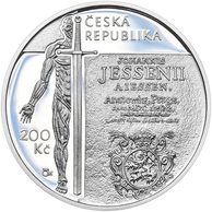 Stříbrná mince 200 Kč - 450. výročí narození Jana Jessenia provedení proof (ČNB 2016)