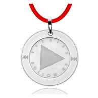 Stříbrný Youtuberský přívěsek TVTwixx provedení standard (ČM 2016)
