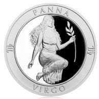 Stříbrná medaile Znamení zvěrokruhu - Panna provedení proof (ČM 2017)