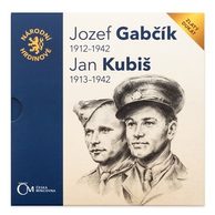Dukát Národní hrdinové - Jozef Gabčík a Jan Kubiš provedení proof (ČM 2017)