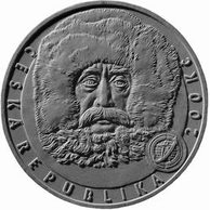 Stříbrná mince 200 Kč - 100. výročí dosažení severního pólu provedení proof (ČNB 2009)