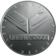 Stříbrná mince 200 Kč - FIS mistrovství světa v klasickém lyžování provedení proof (ČNB 2009)