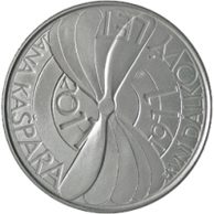 Stříbrná mince 200 Kč - 100. výročí prvního dálkového letu Jana Kašpara provedení standard (ČNB 2011)