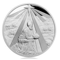 Stříbrná medaile Betlém - Kašpar provedení proof (ČM 2017)