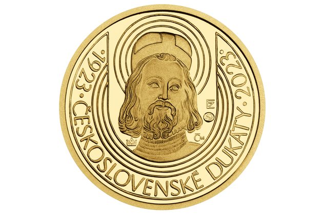 Zlatý dukát sv. Václava - 100 let svatováclavských dukátů (ČD 2023)