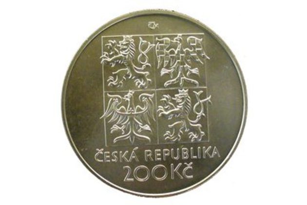 Stříbrná mince 200 Kč - 100. výročí narození Vítězslava Nezvala provedení proof (ČNB 2000)