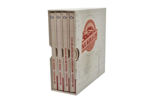 Sada 4ks stříbrných mincí Na kolech (ČM 2025) 