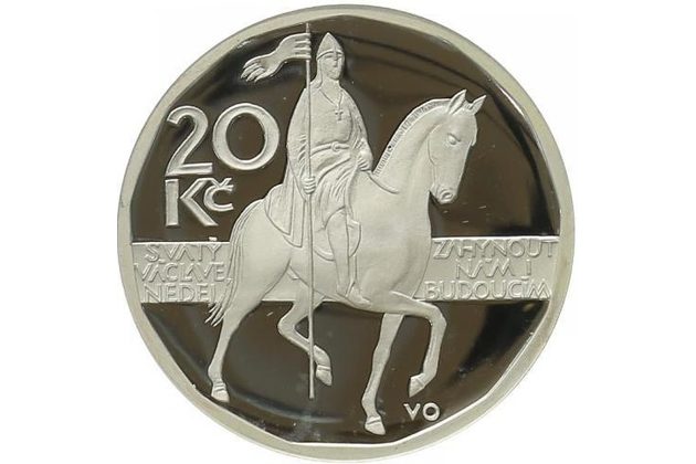 Stříbrná medaile 20 Kč Kroměříž - 5. výročí ČM proof (ČM 1998) G