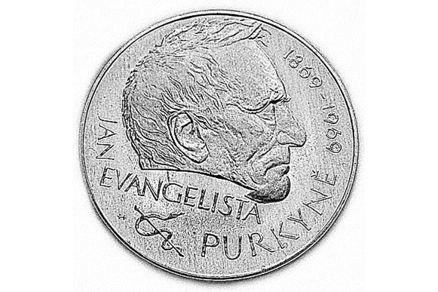 25 Kčs 100. výročí úmrtí Jana Evangelisty Purkyně (1969)  (Wč.127)