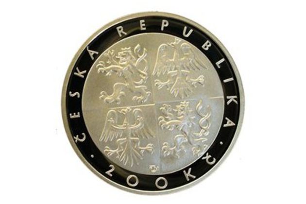 Stříbrná mince 200 Kč - 200. výročí České mše vánoční Jakuba Jana Ryby provedení proof (ČNB 1996)