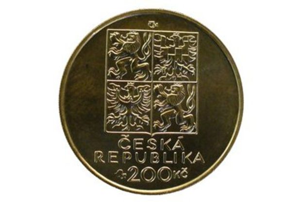 Stříbrná mince 200 Kč - 100. výročí narození Ondřeje Sekory provedení proof (ČNB 1999)
